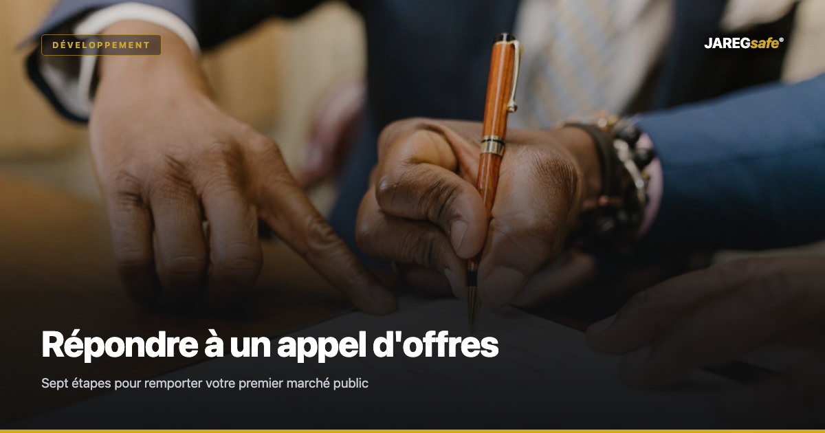 Répondre à un appel d'offres en sécurité privée