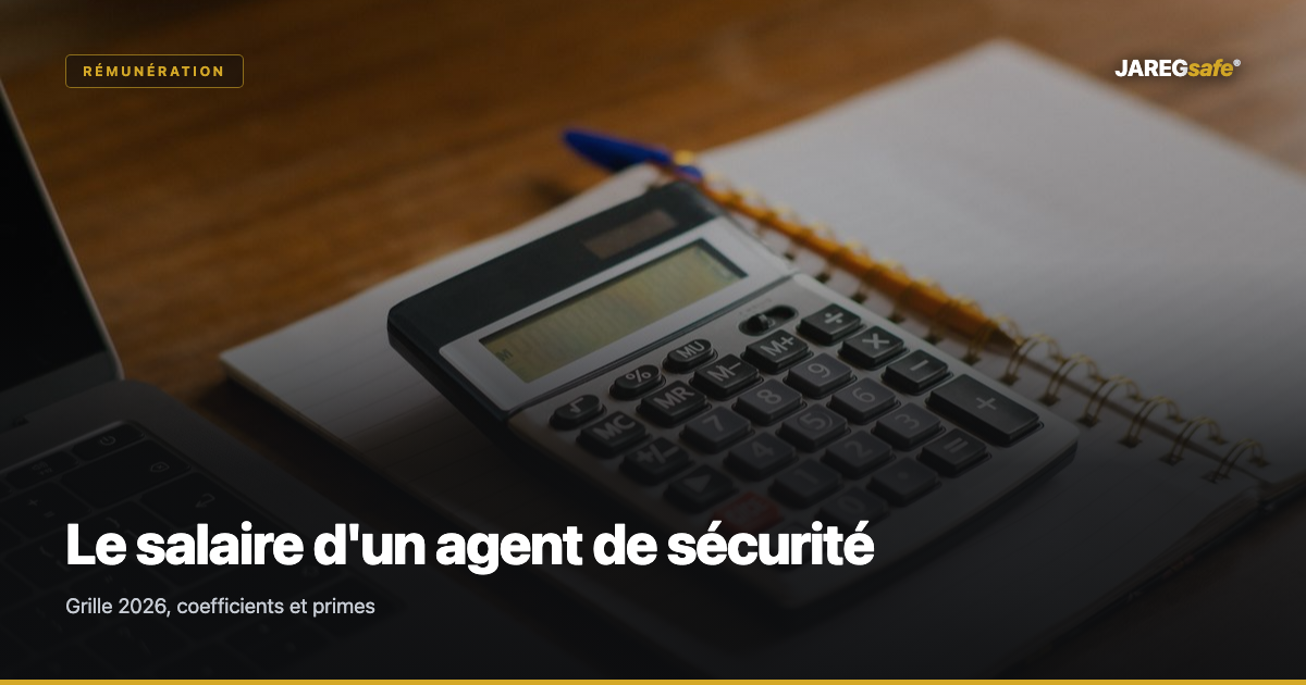 Salaire d'un agent de sécurité
